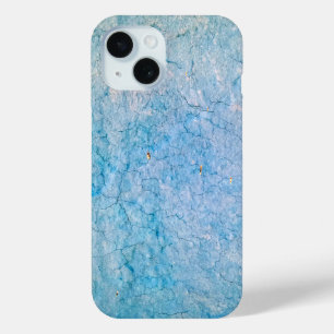 Turquoise Distressed Grunge Texture iPhone 15 Case