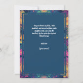 Turquoise Diwali Splendor (Achterkant)