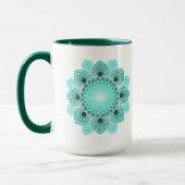 Turquoise Dot Mandala Mok (Links)