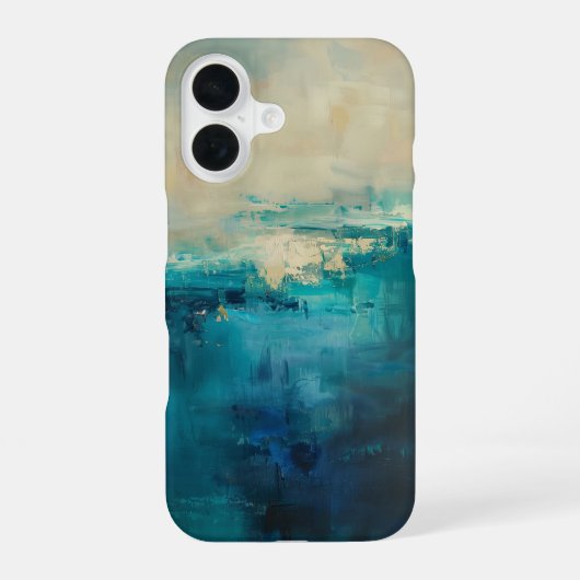 Turquoise Dream iPhone 16 Hoesje (Achterkant)