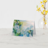 Turquoise Dream Kaart (Gele Bloem)