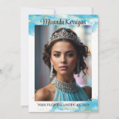 Turquoise Dream Pageant Autograph Kaart QR-code (Voorkant)