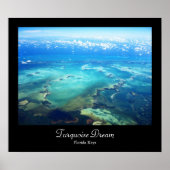 Turquoise Dream Poster - Florida Keys (Voorkant)