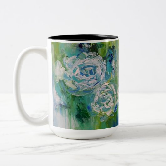 Turquoise Dream Tweekleurige Koffiemok (Links)