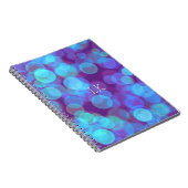 Turquoise Drijvende Kleur Notitieboek (Rechterzijde)