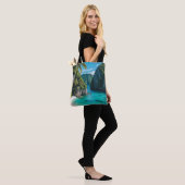 Turquoise dromen in je handen - Tropical Cove Tote Bag (Op model)