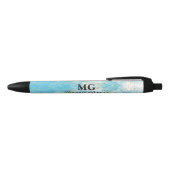 Turquoise Droom Custom Pen (Bovenkant)