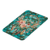 Turquoise droomvanger magneet (Linkerzijde)