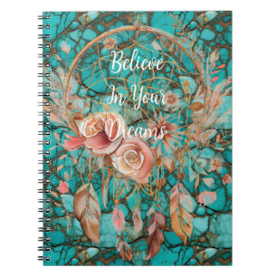 Turquoise droomvanger notitieboek