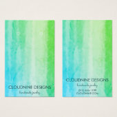 Turquoise Earring Ketting Jewelry Display Kaart (Voorkant /achterkant)