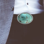 Turquoise edelsteen Afbeelding ovale riemgesp Gesp<br><div class="desc">Custom design product met een kleurrijk patroon. Personaliseer deze sjabloon met uw kunstwerk. Breng dit ontwerp over op elk item.</div>