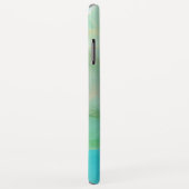 Turquoise edelsteen Waterverf Geode Case-Mate iPhone Case (Achterkant/rechts)