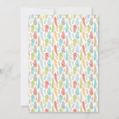 Turquoise eenvoudige Housewarming Party Kaart (Achterkant)