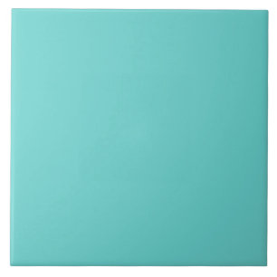 Turquoise effen kleur tegeltje
