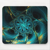 Turquoise Elektrisch Muismat (Voorkant)