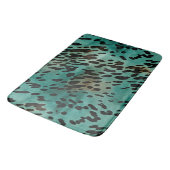 Turquoise en Black Badmat (Gekanteld)