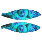 Turquoise en blauwe bollen in 3D - koel Basketbal (Panelen)