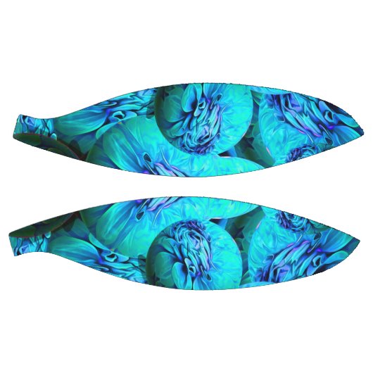 Turquoise en blauwe bollen in 3D - koel Basketbal (Panelen)