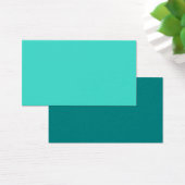 Turquoise en Blauwgroen blanco Visitekaartjes (Bureau)