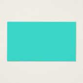 Turquoise en Blauwgroen blanco Visitekaartjes (Voorkant)