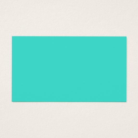 Turquoise en Blauwgroen blanco Visitekaartjes (Voorkant)