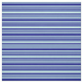 Turquoise en Blue Lined/Striped Pattern Stof (Swatch)