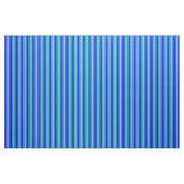 Turquoise en Blue Striped Pattern Stof (Yard (91,4 cm))
