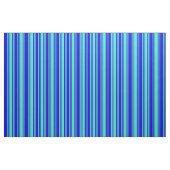 Turquoise en Blue Striped Pattern Stof (Fat Quarter)