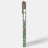 Turquoise en chocolade Gereedgemaakte Westerne pri Case-Mate iPhone Case (Achterkant / Links)
