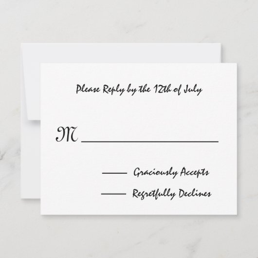 Turquoise en Chocolate Sunflower Wedding RSVP (Achterkant)