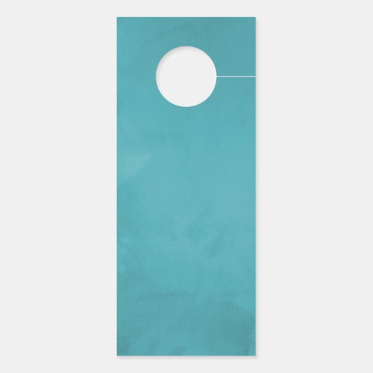 Turquoise en gele bloemachtige huwelijks niet stor deurhanger (Achterkant)