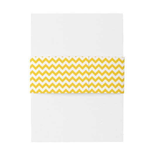 Turquoise en gele Chevron bruiloft Uitnodigingen Wikkel (Achterkant Voorbeeld)