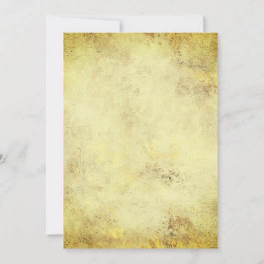 Turquoise en Gold Gemstone Mermaid Quinceañera Kaart (Achterkant)