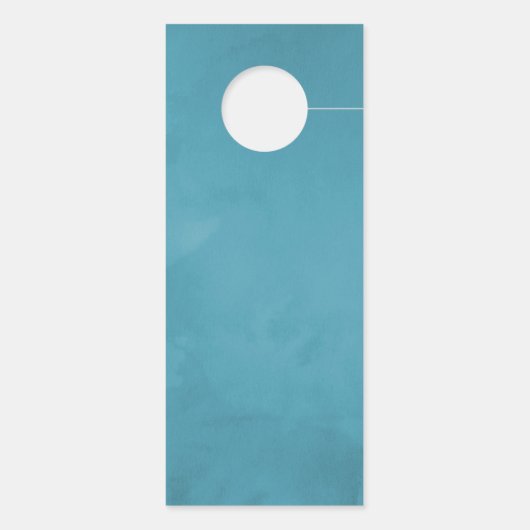  Turquoise en Gold Shabby Floral Wedding Deurhanger (Achterkant)