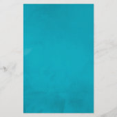 Turquoise en Gold Shabby Wedding Invite (Achterkant)