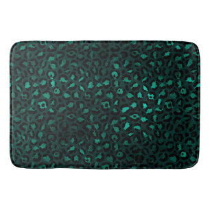 Turquoise en Goud Luipaard Serie Design 4 Badmat