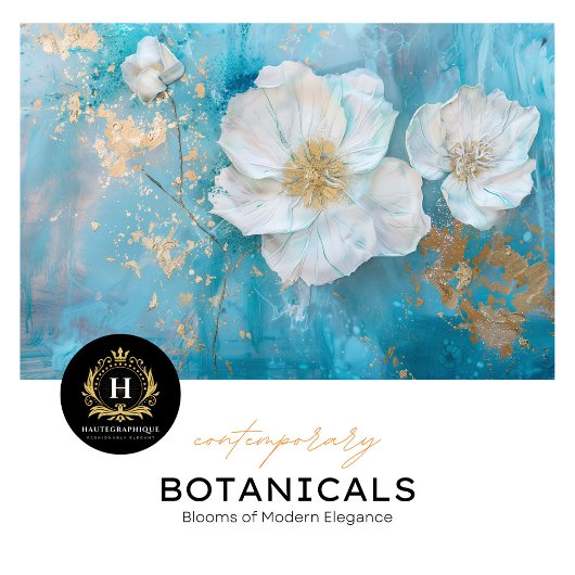 Turquoise en gouden bloemen bruiloft decoupage tissuepapier