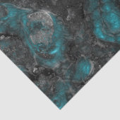Turquoise en Gray Tissuepapier (Detail)