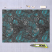 Turquoise en Gray Tissuepapier (Craft)