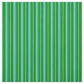 Turquoise en Green Colored Lined Pattern Stof (Swatch)