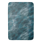 Turquoise en grijs water badmat (Voorkant Verticaal)