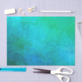 Turquoise en groene Abstracte kunst Tissuepapier (Craft)