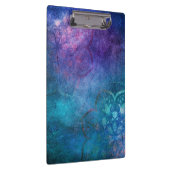 Turquoise en groene elegante lotusbloem klembord (Rechts)