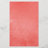 Turquoise en koraal rustieke bloemendouche Bingo (Achterkant)