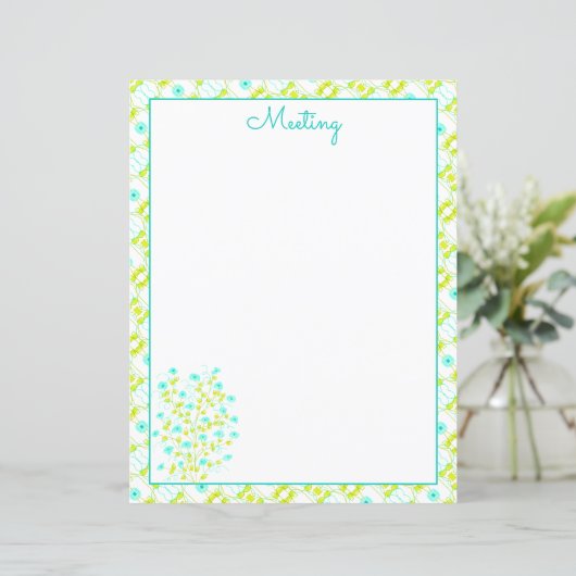 Turquoise en limoengroen (Staand voorkant)