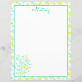 Turquoise en limoengroen (Voorkant)