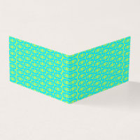 Turquoise en limoengroene geometrische patroon