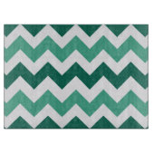 Turquoise en Mint Chevron Pattern Snijplank (Voorkant)