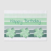 Turquoise en Mint Groen Tissuepapier (Voorkant)