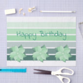 Turquoise en Mint Groen Tissuepapier (Craft)